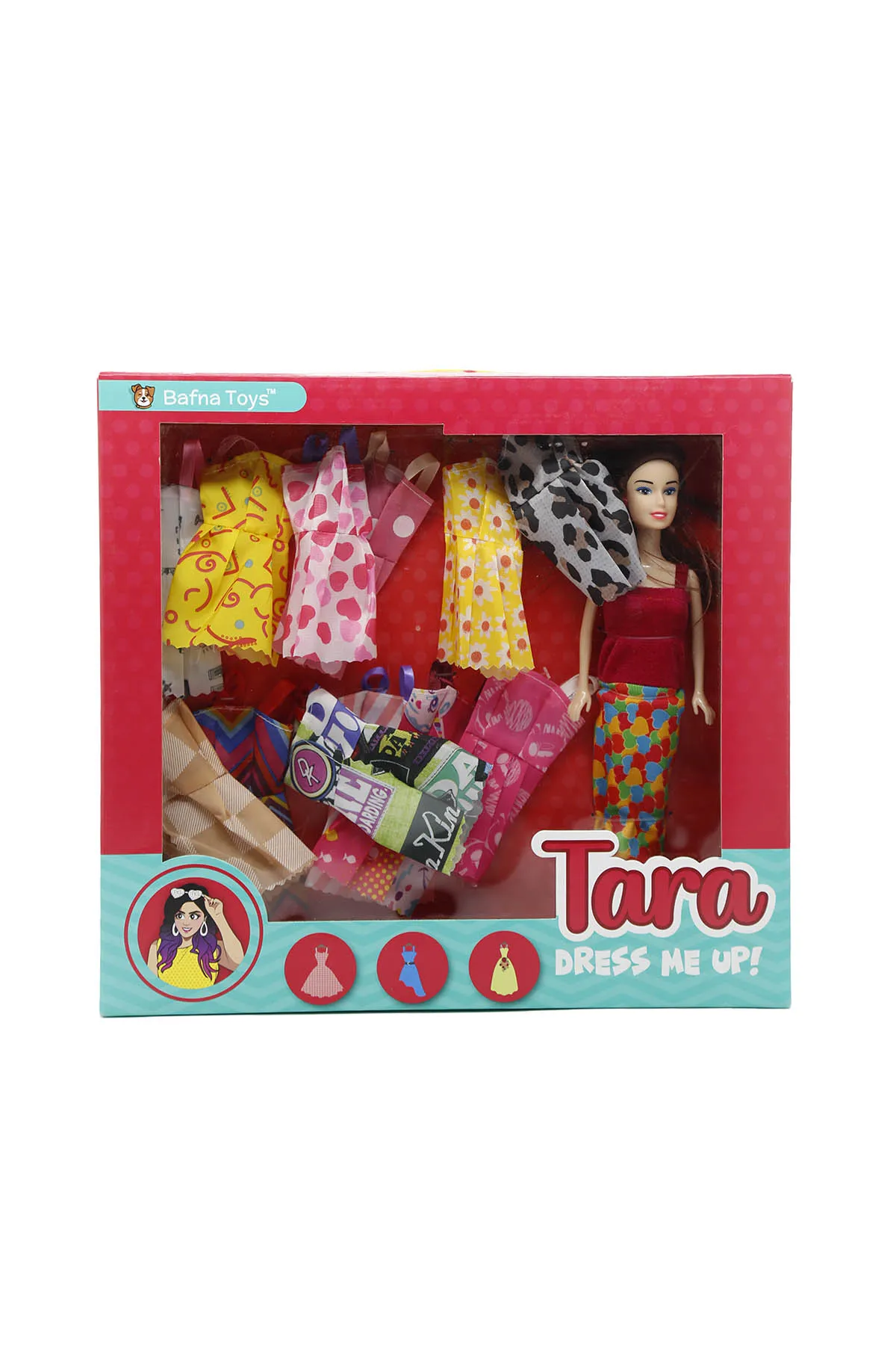 Tara Dress Me Up Doll Sets (Color and Design May Vary)