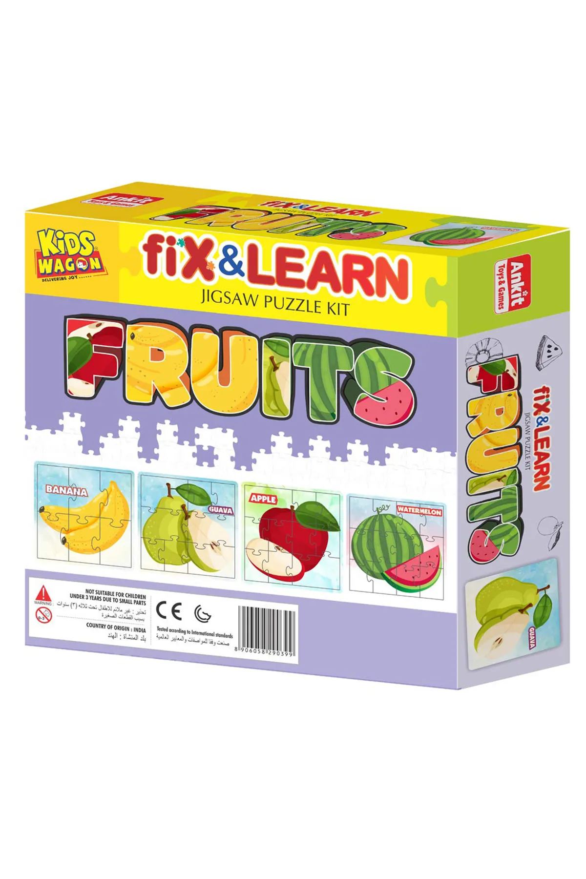 Fix & Learn Fruits Jigsaw Puzzle For Kids 