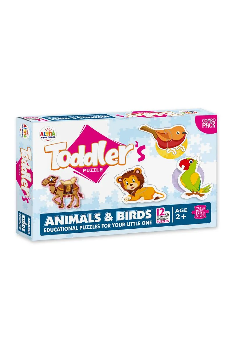 Animals & Birds Jigsaw Puzzles For Toddlers 