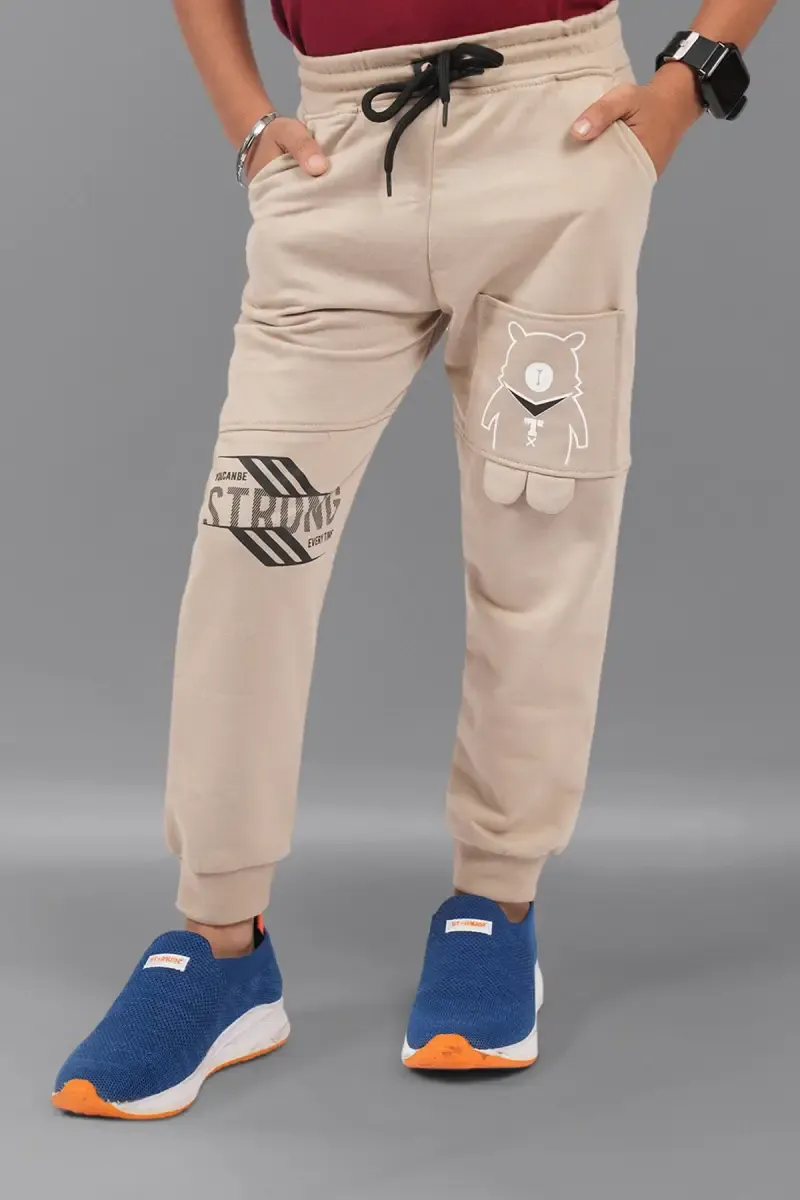 Boy's Polycotton Printed Track Pant 007009CRE45YRS