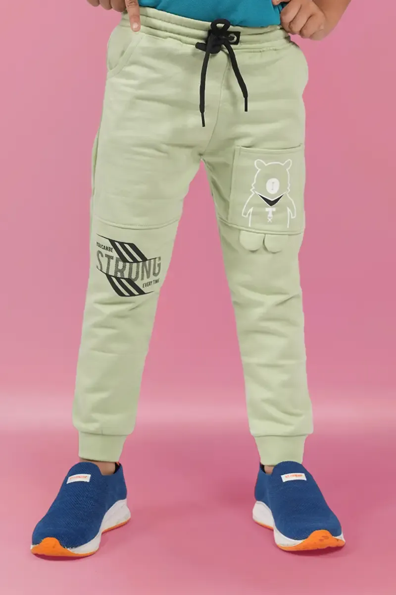Boy's Polycotton Printed Track Pant 007009PIS45YRS