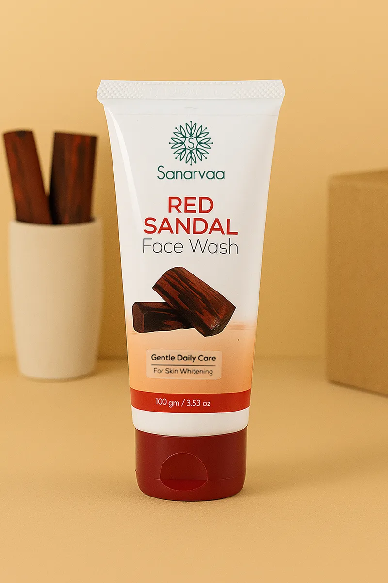 Sanarvaa Red Sandal Face Wash - 100g