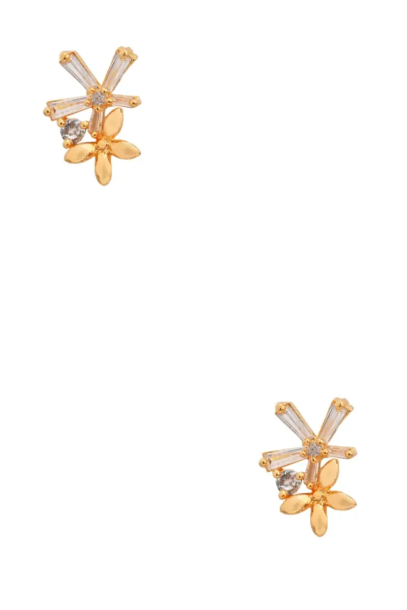 Gold Plated Stud Earring for Girls & Women