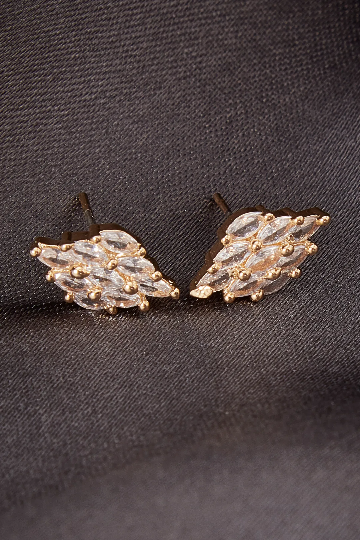 Gold Plated Stud Earrings for Girls & Women