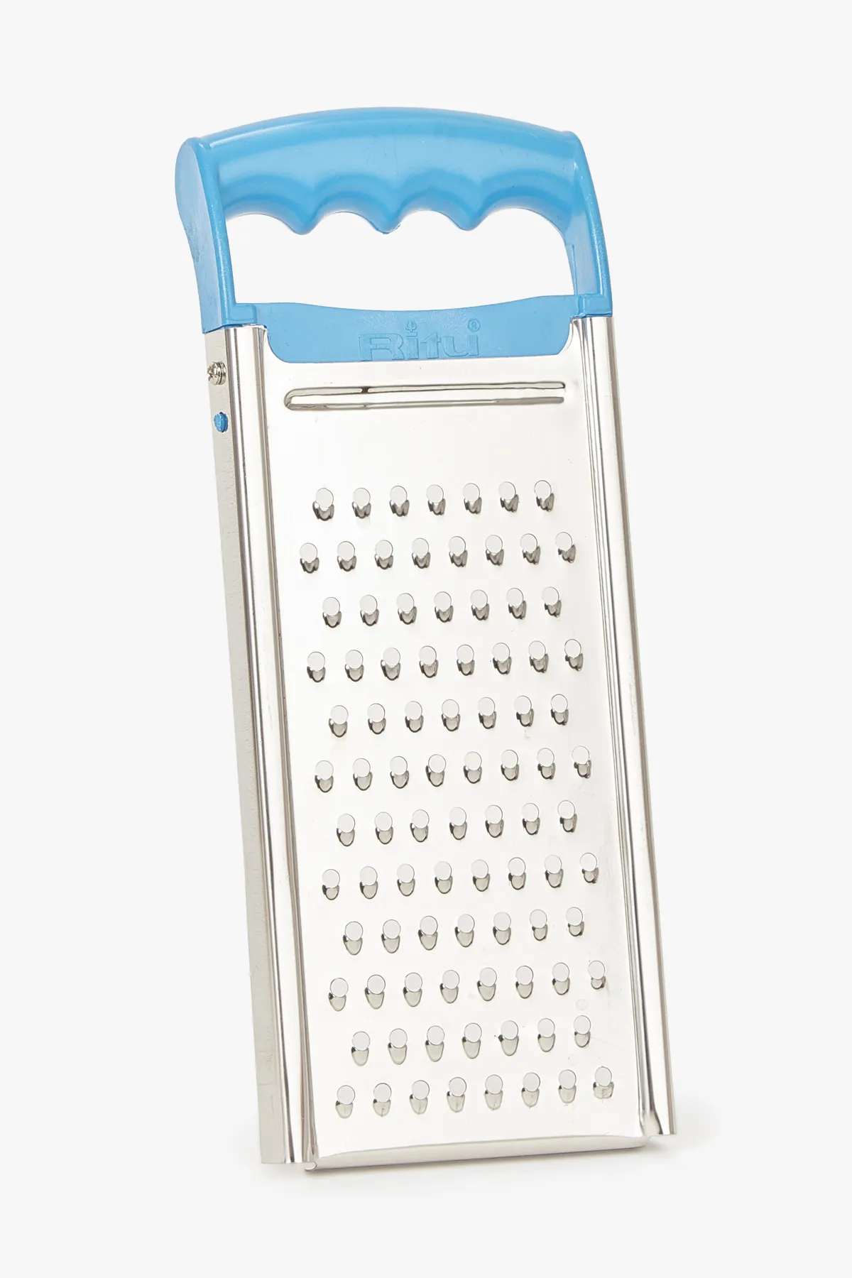 Ritu Stainless Steel Multiuse Grater with Plastic Handle - Pack of 1 007262BLUNA