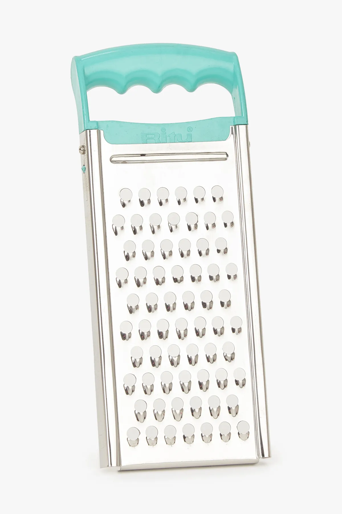 Ritu Stainless Steel Multiuse Grater with Plastic Handle - Pack of 1 007262GRENA