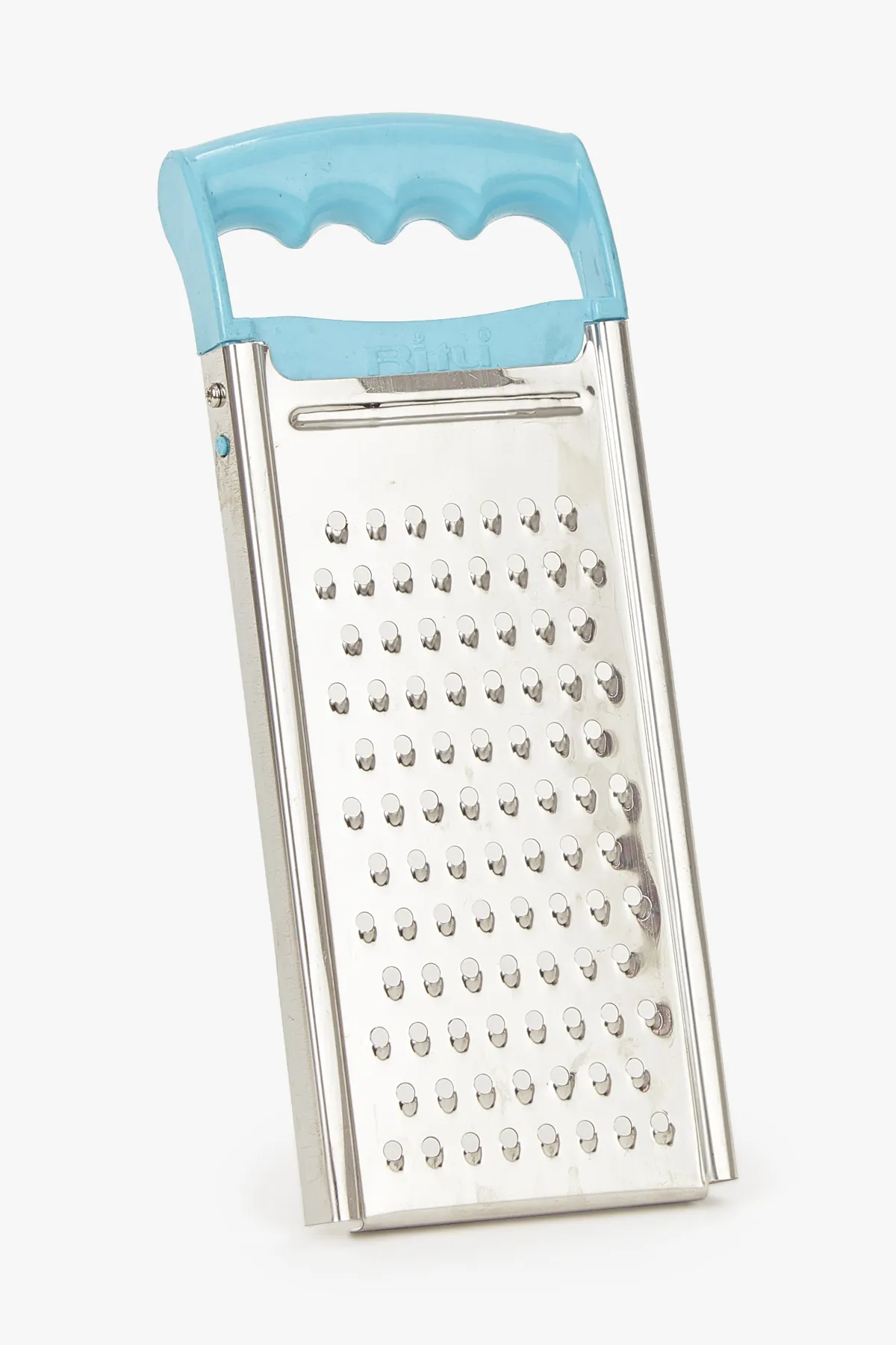 Ritu Stainless Steel Multiuse Grater with Plastic Handle - Pack of 1 007262SKYBLUNA