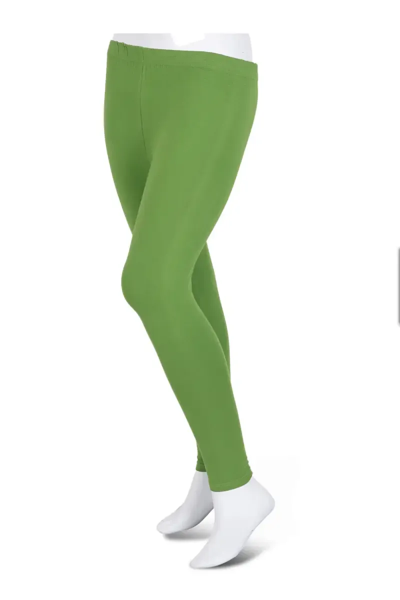 Girl's Cotton Lycra Ankle Length Leggings 