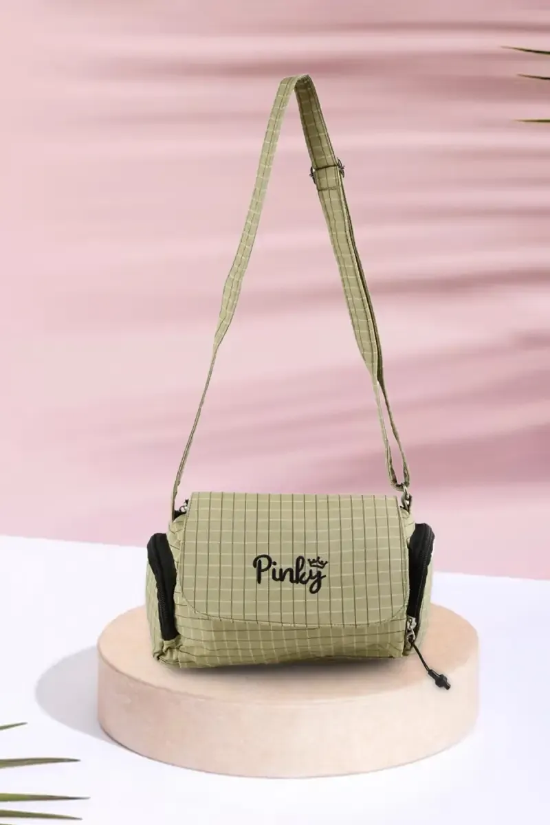 Polyester Printed Casual Sling Bag for Girls 007955KHA