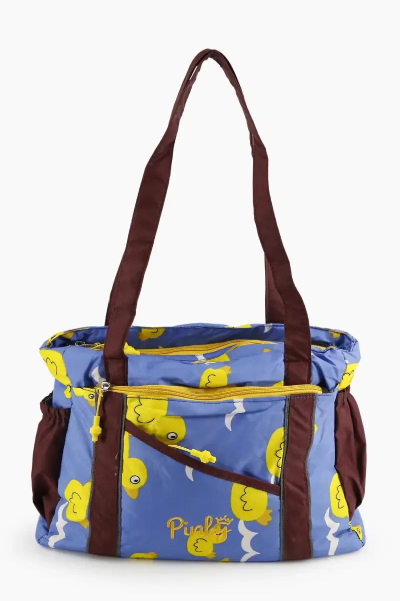 Polyester Printed College Hand Bag for Girls