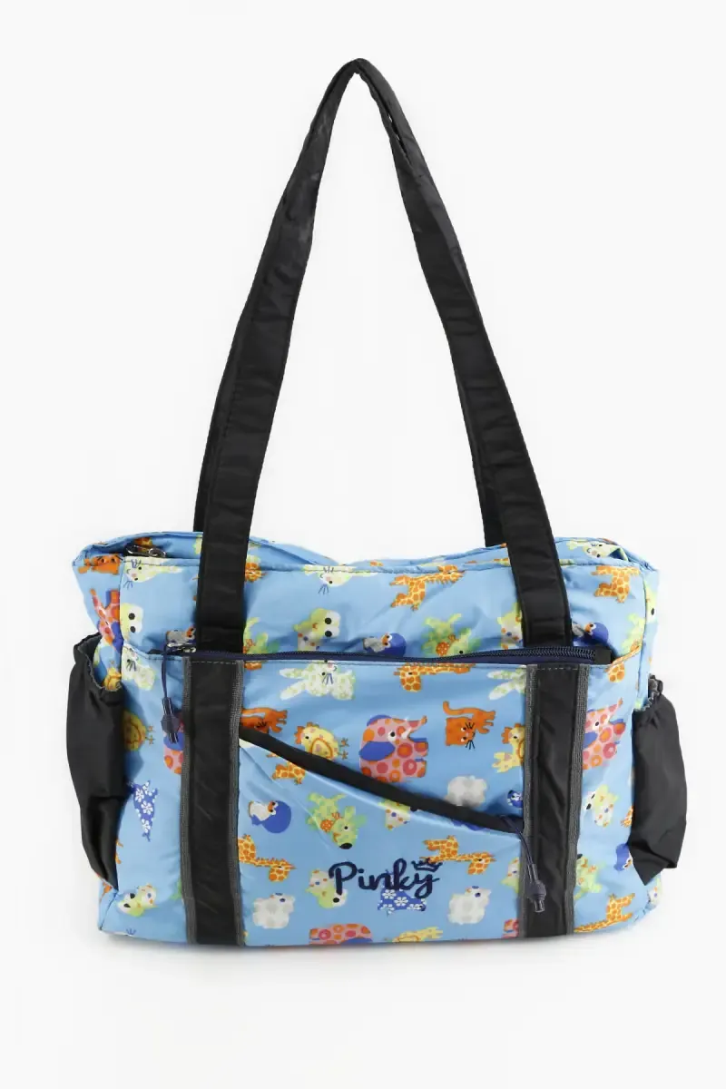 Polyester Printed College Hand Bag for Girls