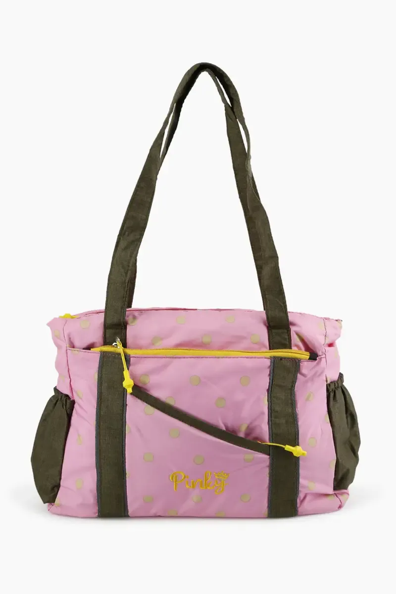 Polyester Printed College Hand Bag for Girls