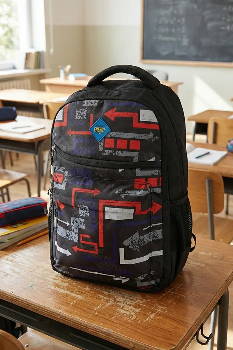 Arrow Printed School Bag for Unisex