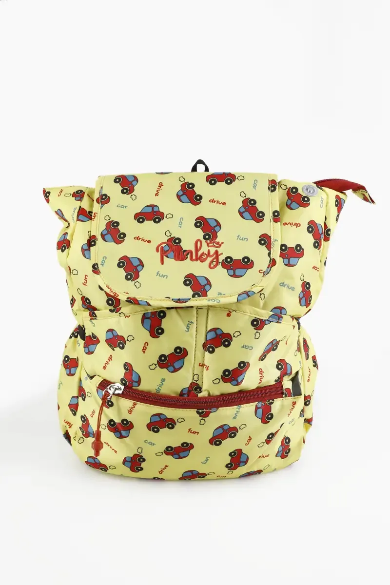 Polyester Printed Trendy College Backpack for Girls