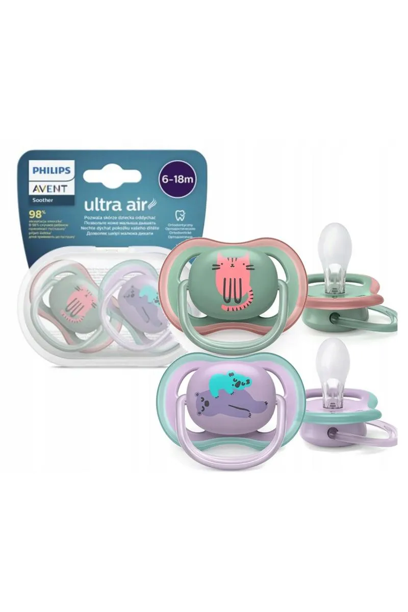 Philips Avent Baby Soothers - Pack of 2