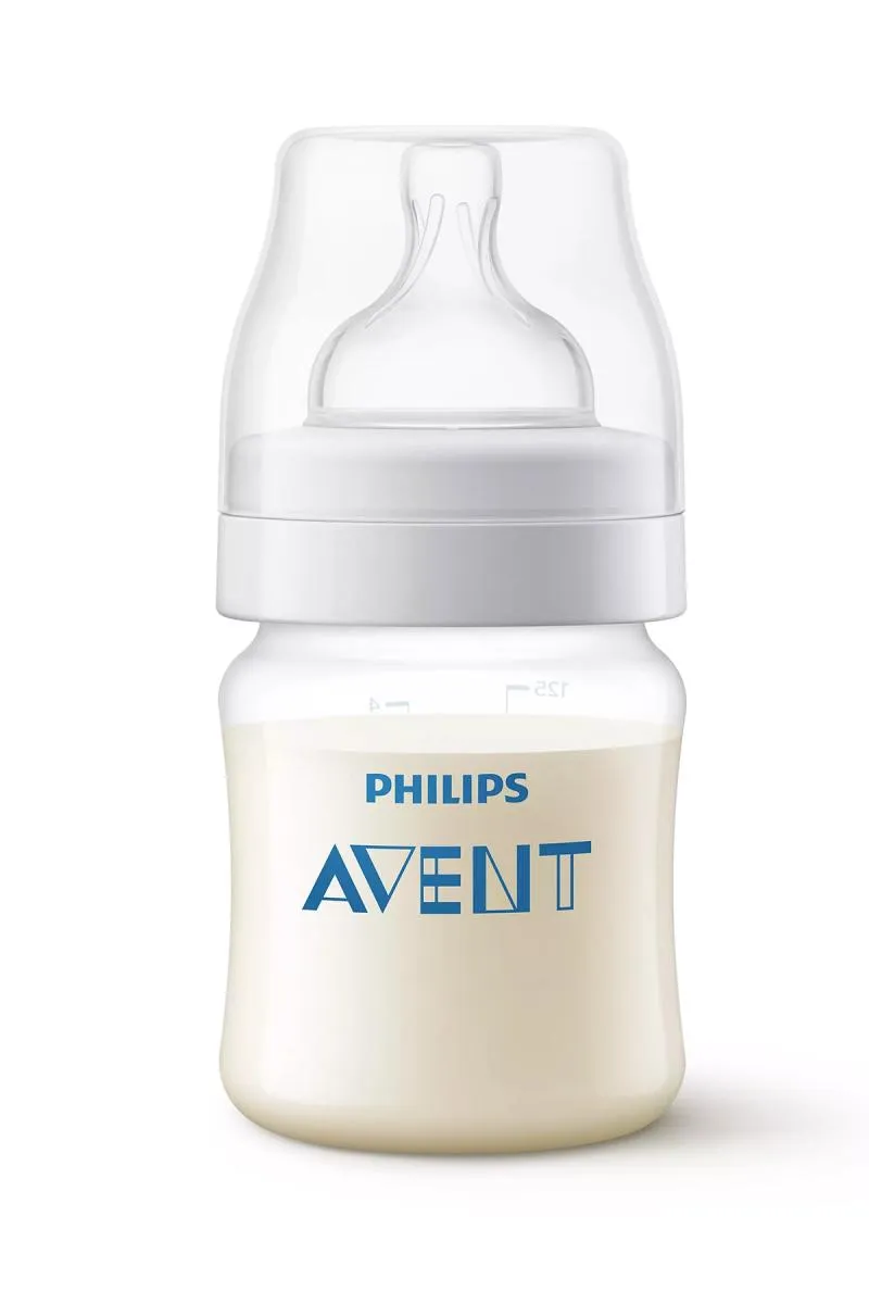 Philips Avent Baby Feeding Bottle (Transparent)- 125ml