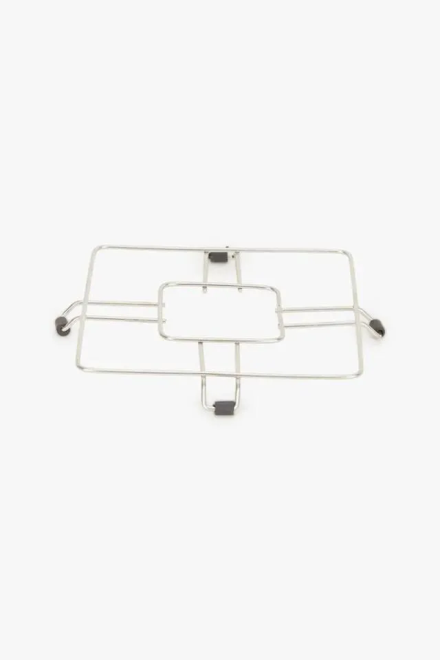 Stainless Steel Hot Pot Stand, Silver - 18 Cm