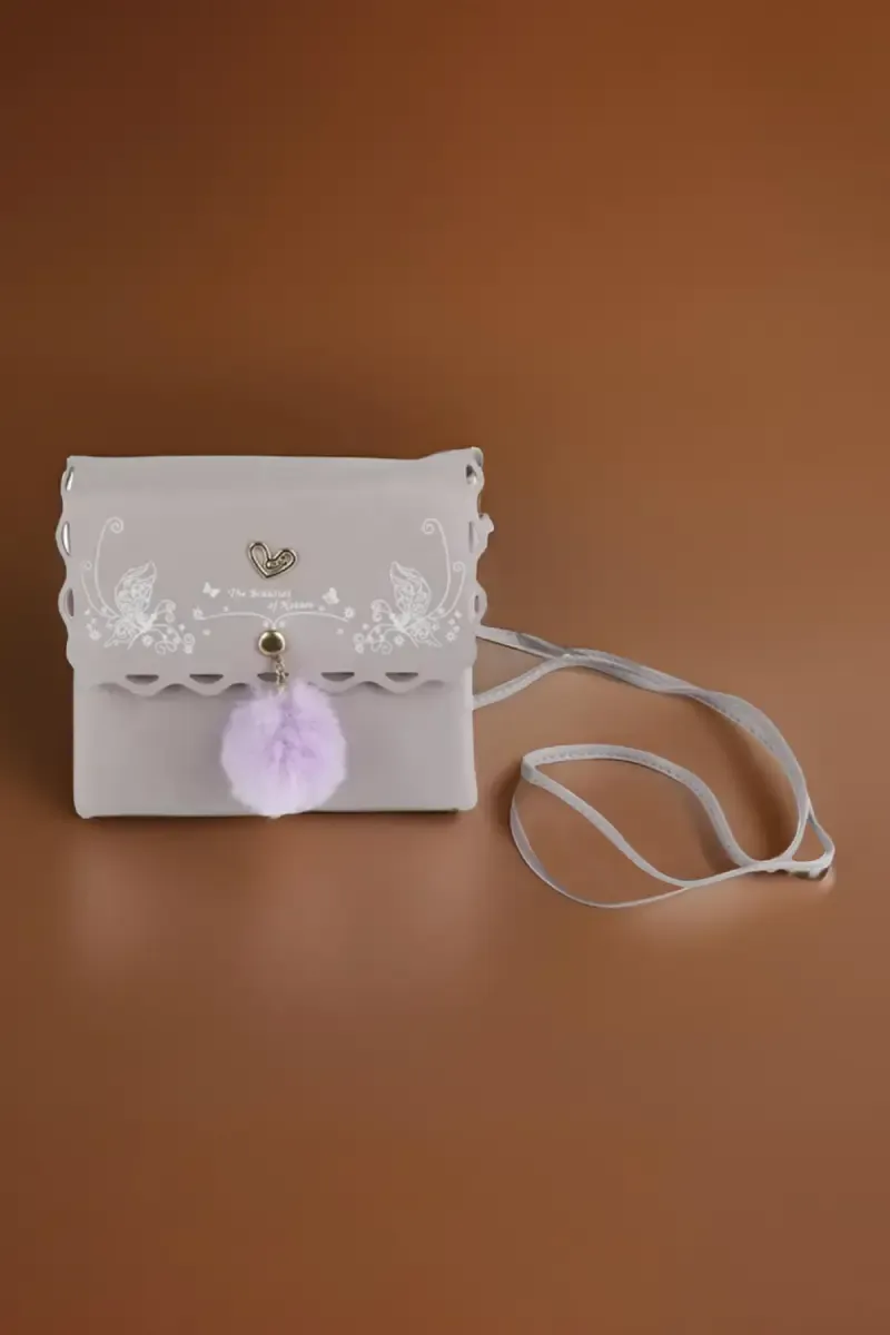 PU Leather Printed Sling Bag for Girls