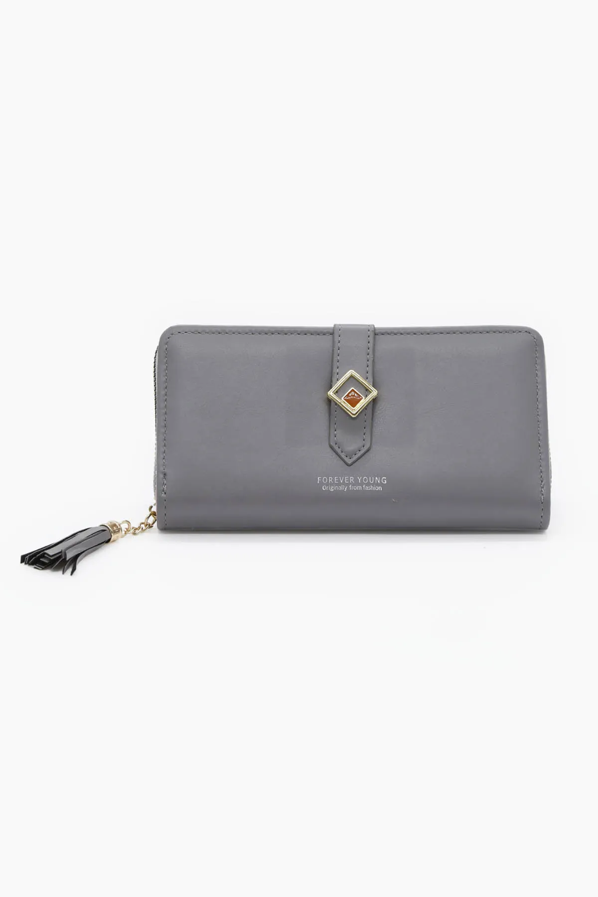 Zipper Closure Casual Purse for Women 008457GRE