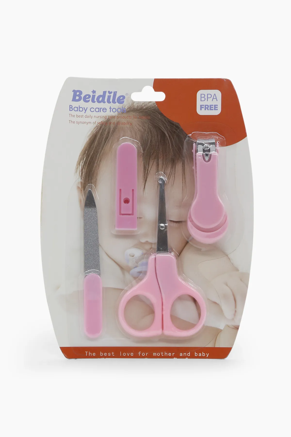 Mommas Baby Nail Care Tool Kit (Pink)- 4 Piece 008656PIN