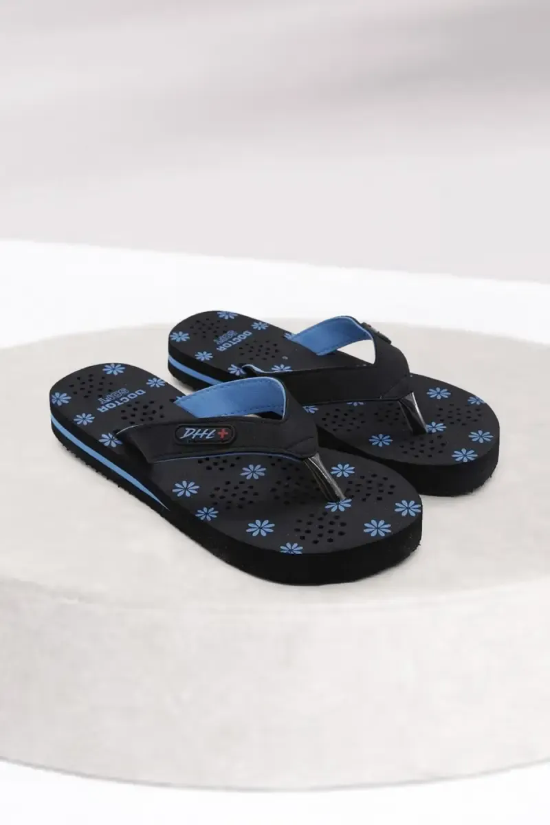 Floral Printed Soft Doctor Slippers for Women