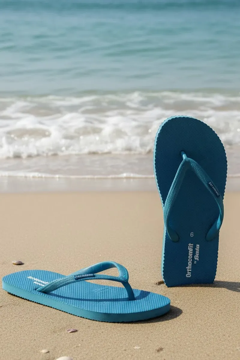 Slip-On Casual Slippers for Women 0087234BLU