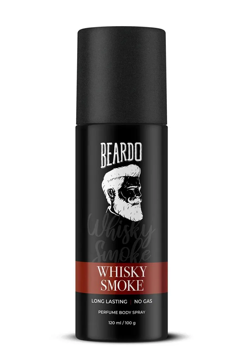 Beardo Whisky Smoke Perfume Body Spray for Men  - 120ml