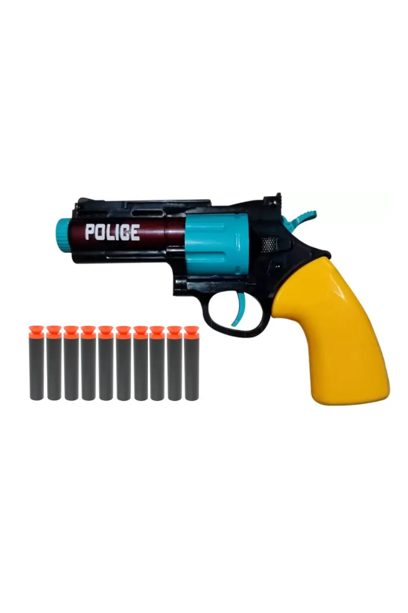 SST Little Soldier Police Gun For Kids (Yellow) - Pack of 1 008976YEL