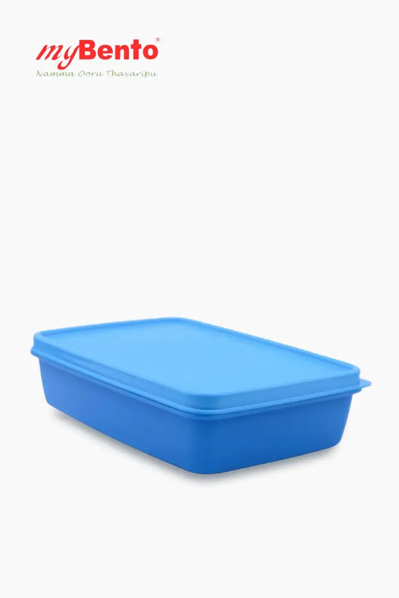 MyBento Plastic Rectang Lunch Box - 820ml 009103BLU1