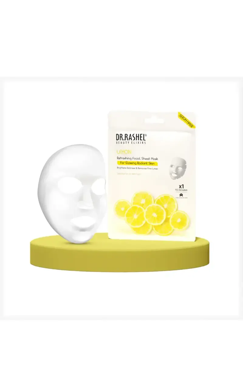 DR.RASHEL Lemon Sheet Mask with Serum- 20g