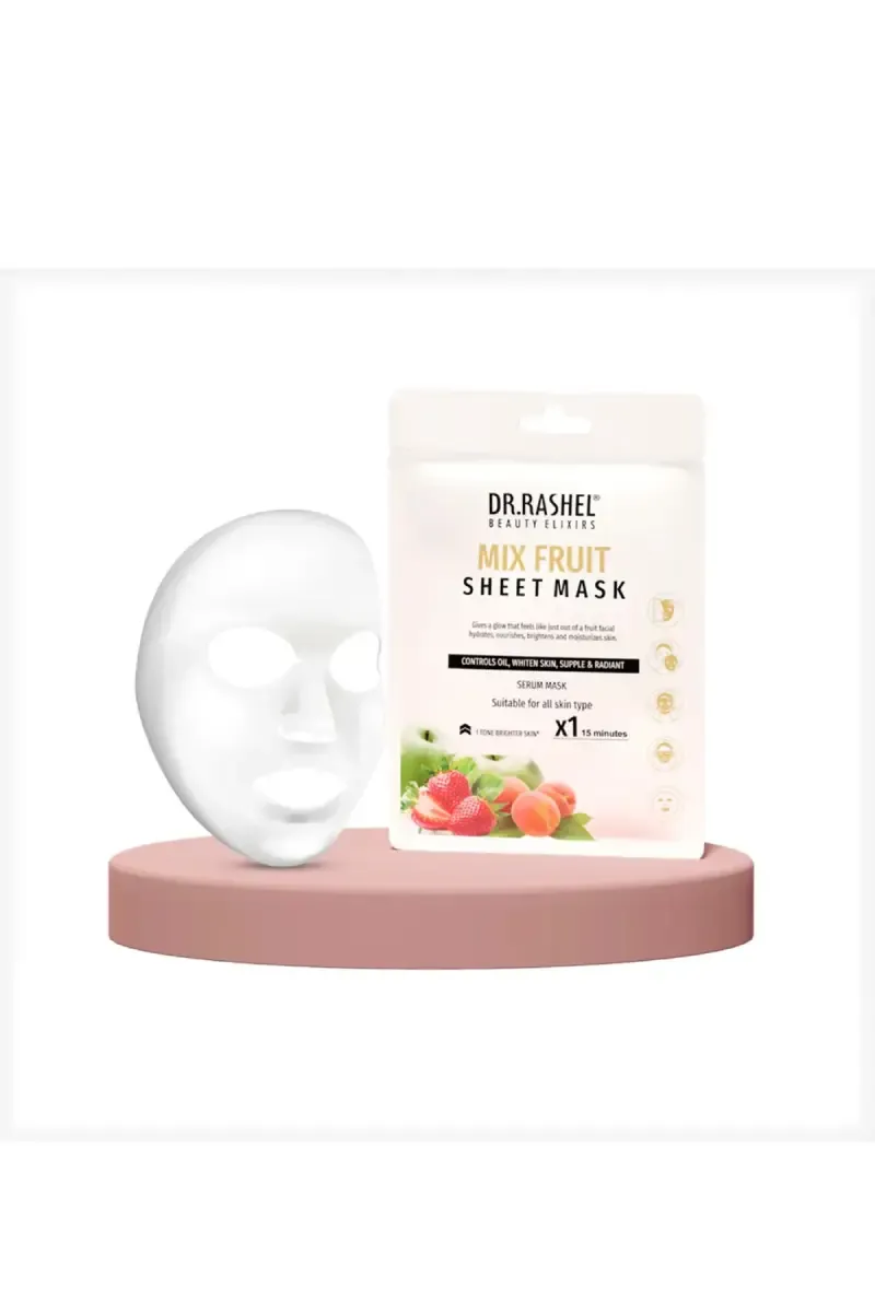 DR.RASHEL Mix Fruit Sheet Mask with Serum- 20g