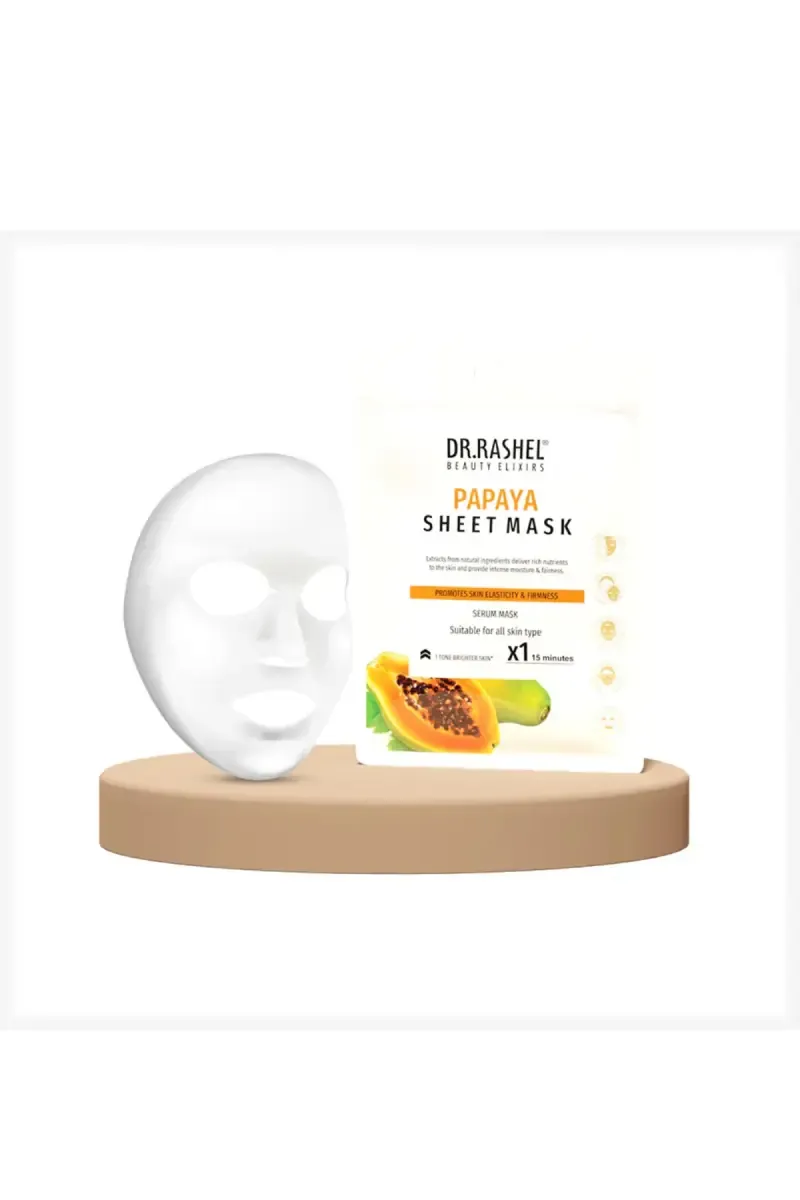 DR.RASHEL Papaya Sheet Mask with Serum- 20g