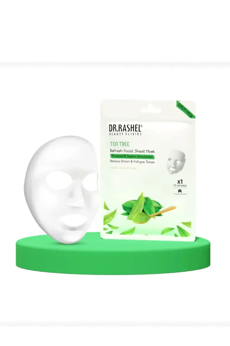 DR.RASHEL Tea Tree Sheet Face Mask with Serum- 20g