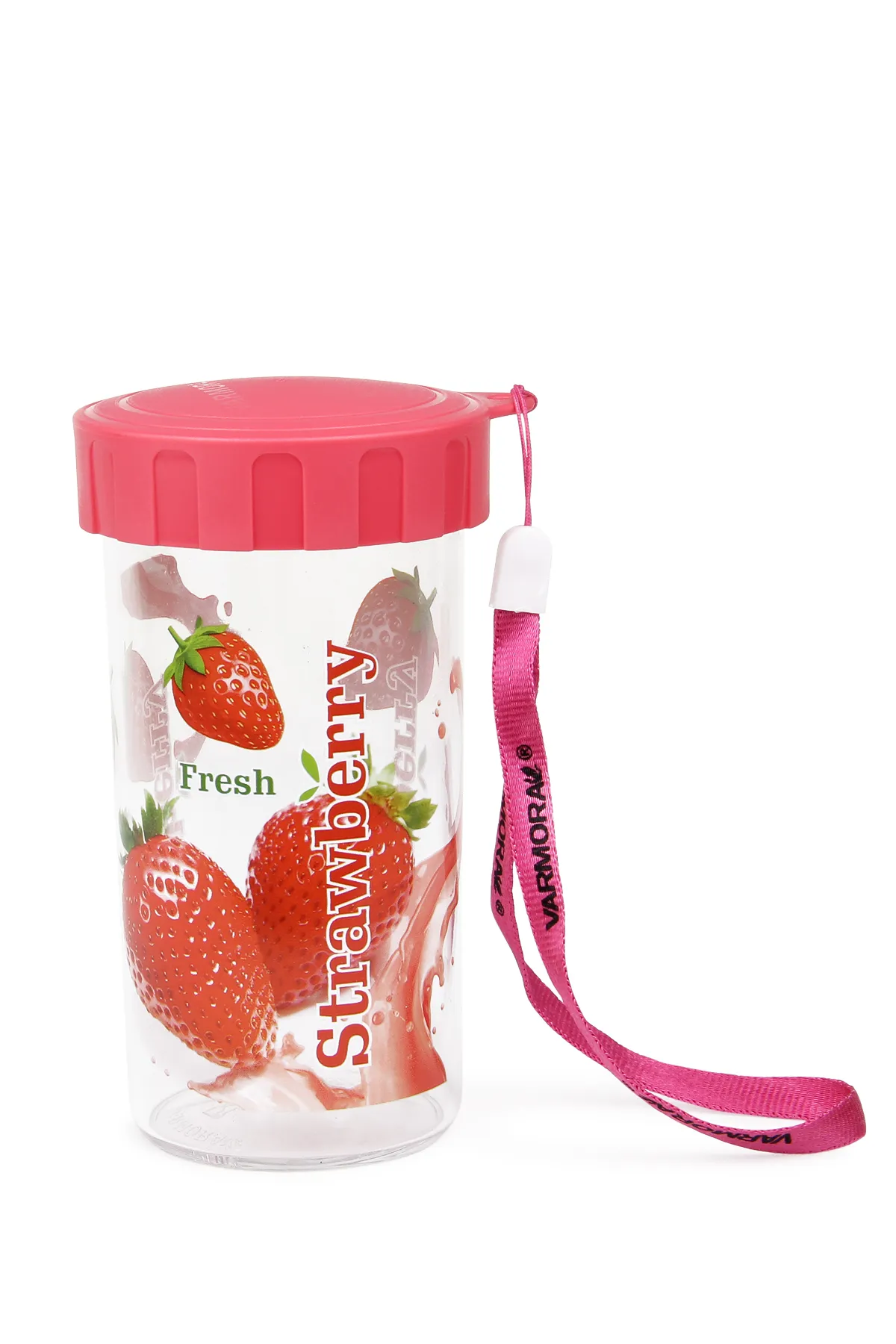 Varmora Plastic Printed Sparkle Buddy Leak Proof Juice Bottle - 350 ML