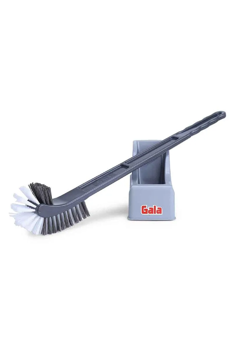 Gala Double Hockey Toilet Brush with Holder - Pack of 1