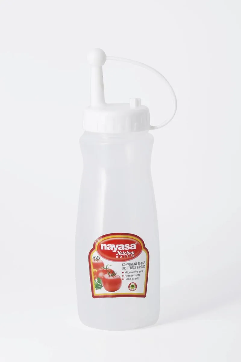 Nayasa Plastic Ketchup Bottle - 370ml 009524WHI1