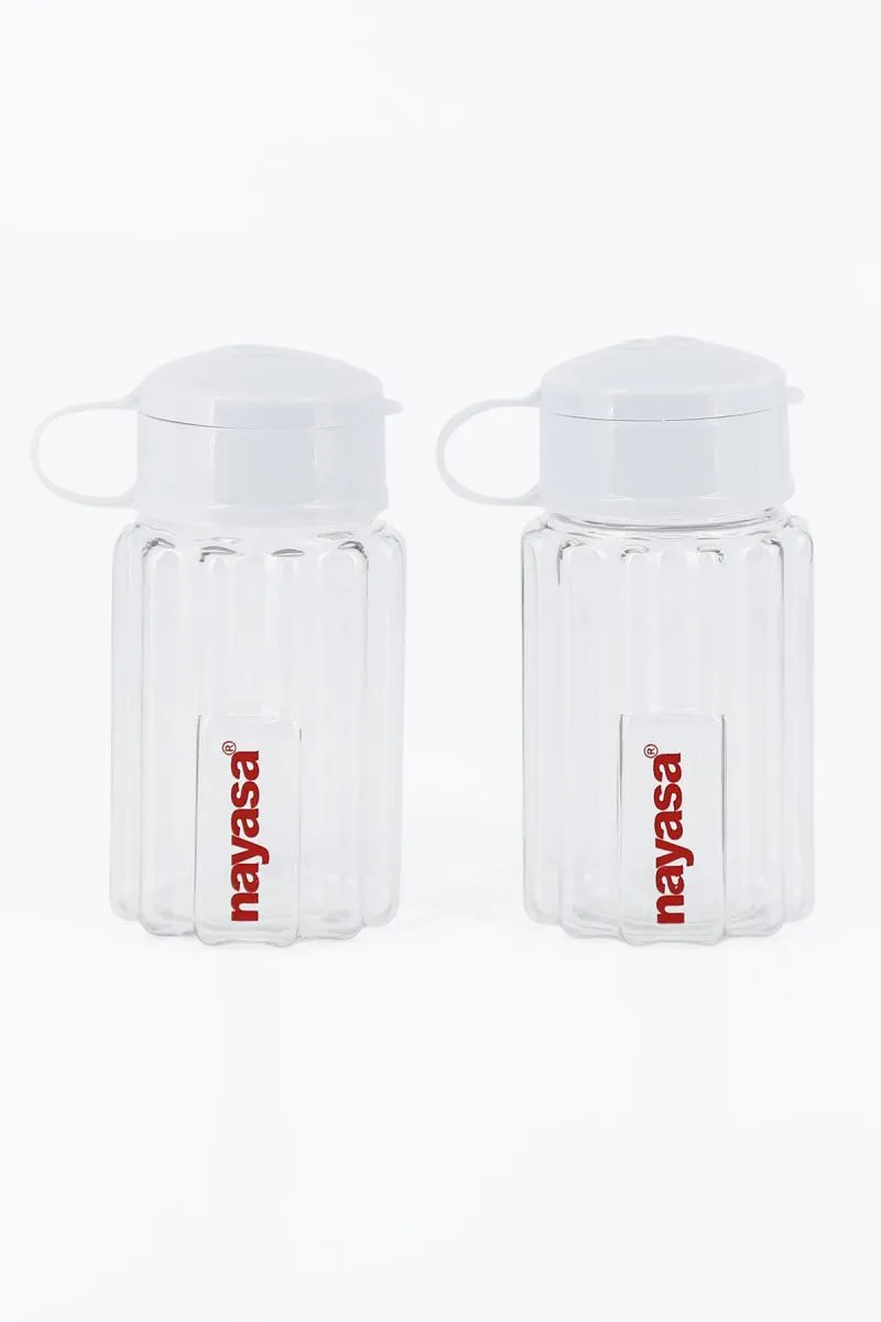 Nayasa Plastic Salt & Pepper Sprinkler, White - 130ml (Each) 009526WHI1