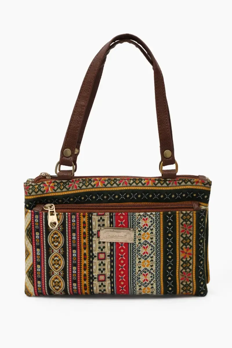 Polyester Printed Small Hand Bag for Women