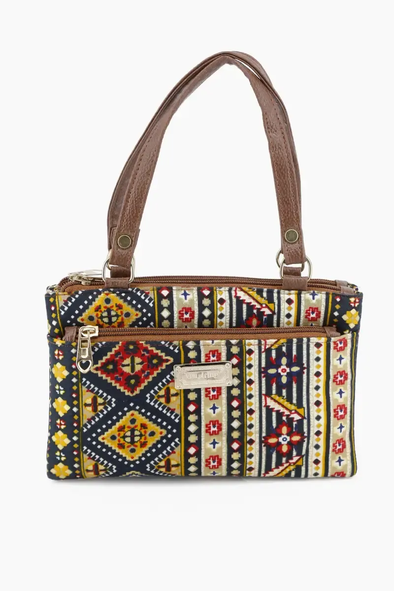 Polyester Printed Small Hand Bag for Women