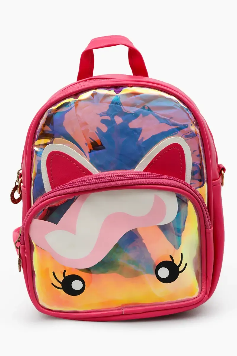 Holographic Unicorn Backpack For Girls 009771PIN
