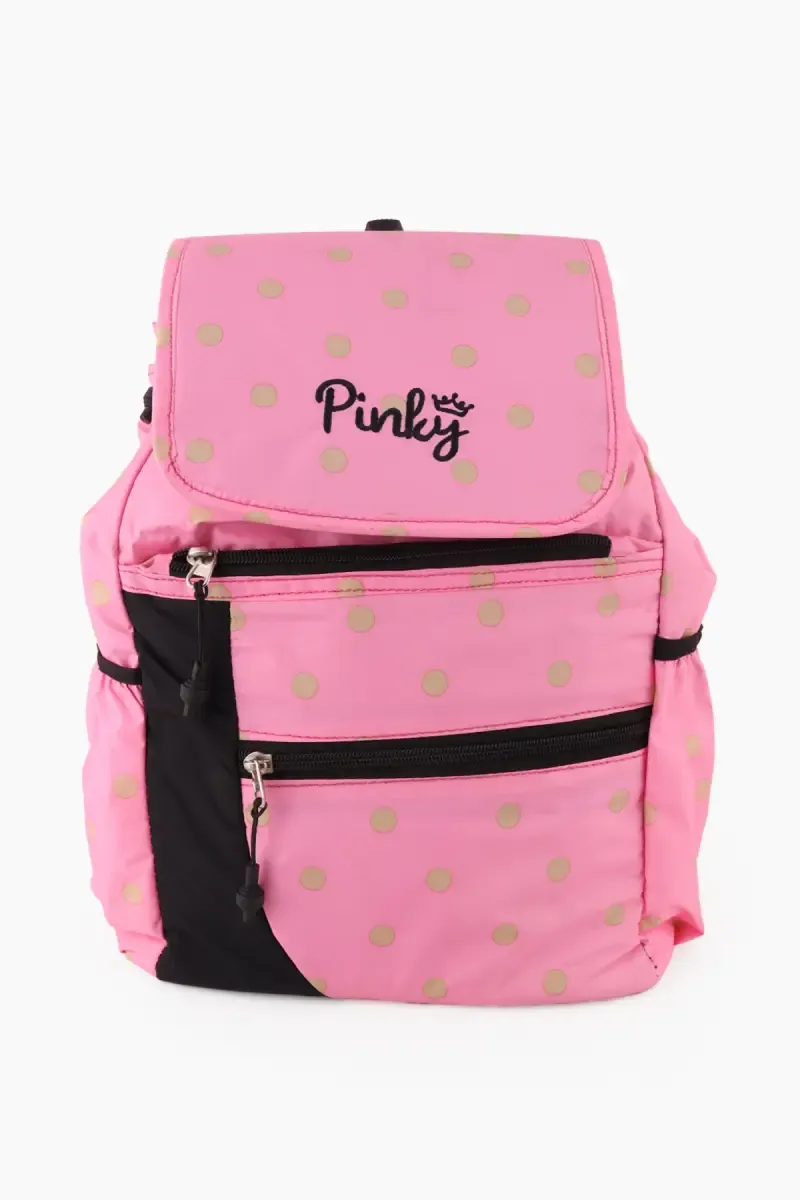 Polyester Printed College Backpack for Girls 
