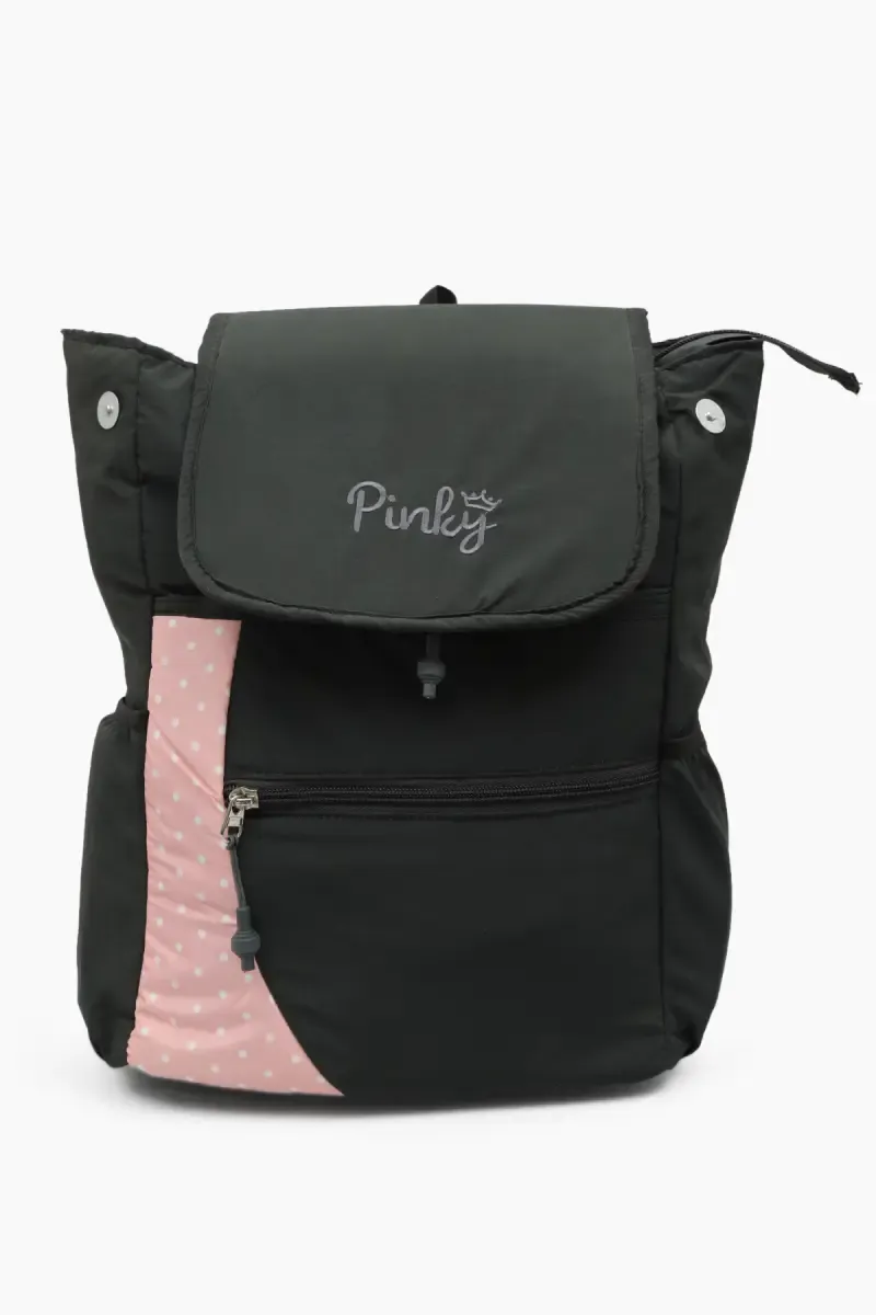 Polyester Printed Trendy College Backpack for Girls