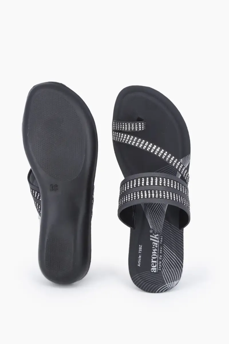 Solid Slip-on Casual Slippers for Women