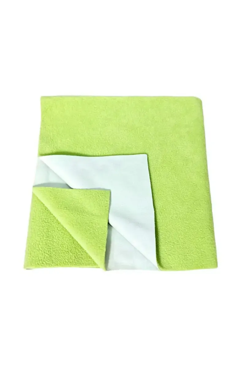 Brandonn Baby Cotton Solid Waterproof Sheet Pack of 1 (Green)