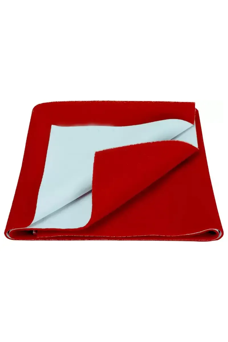 Baby Zone Polycotton Baby Bed Protecting Mat - Pack of 1 Large (Maroon) 009859MAR2