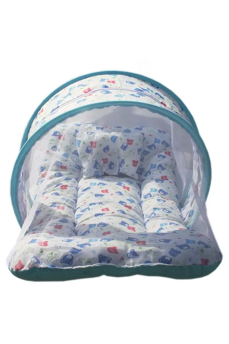 Baby bed with Mosquito Net (Blue)