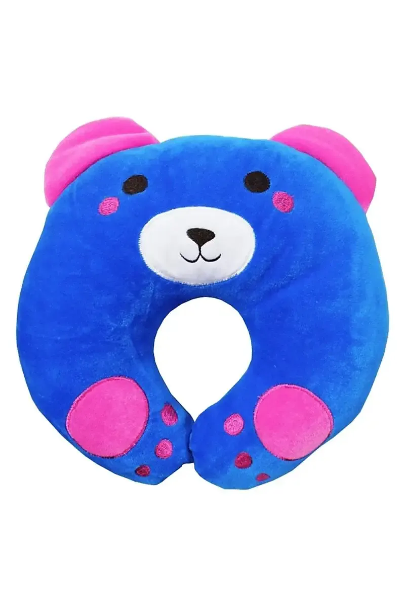 Brandonn U Shaped Cotton Baby Neck Pillow - Pack of 1 (Royal Blue) 010330ROYBLU