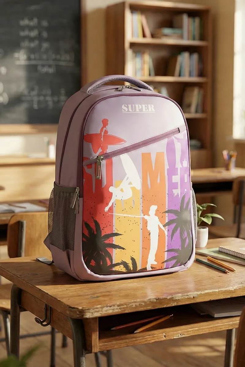 Printed School Bag for Unisex