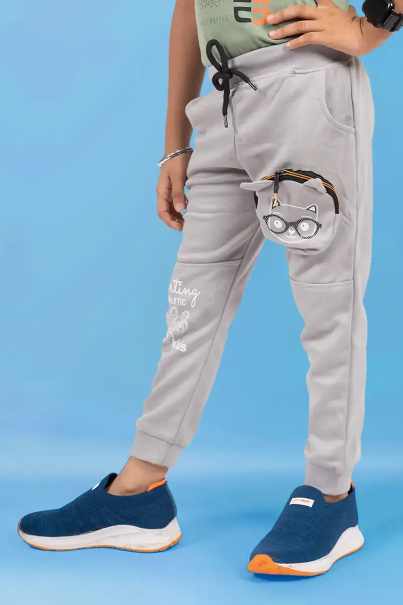 Polycotton Printed Track Pant for Boy
