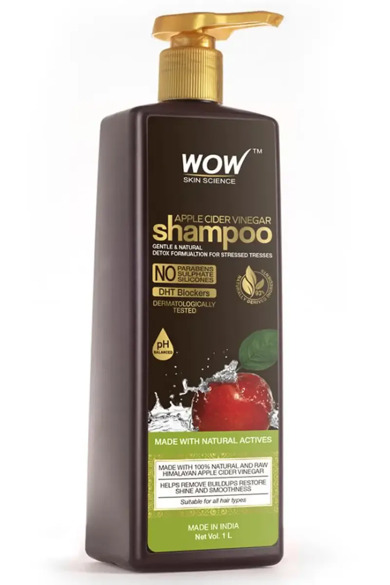 Wow Apple Cider Vinegar Shampoo For Daily Use - 1000ML